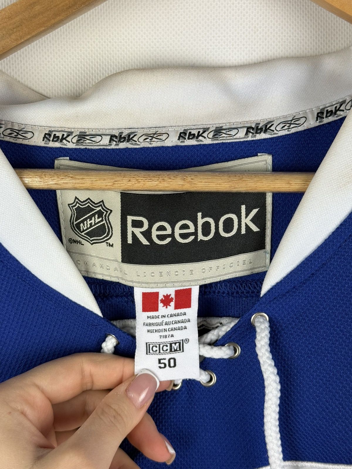 Reebok Reebok Tampa Bay Lightning #91 Stamkos NHL Hockey Jersey Size US M / EU 48-50 / 2 - 10 Thumbnail