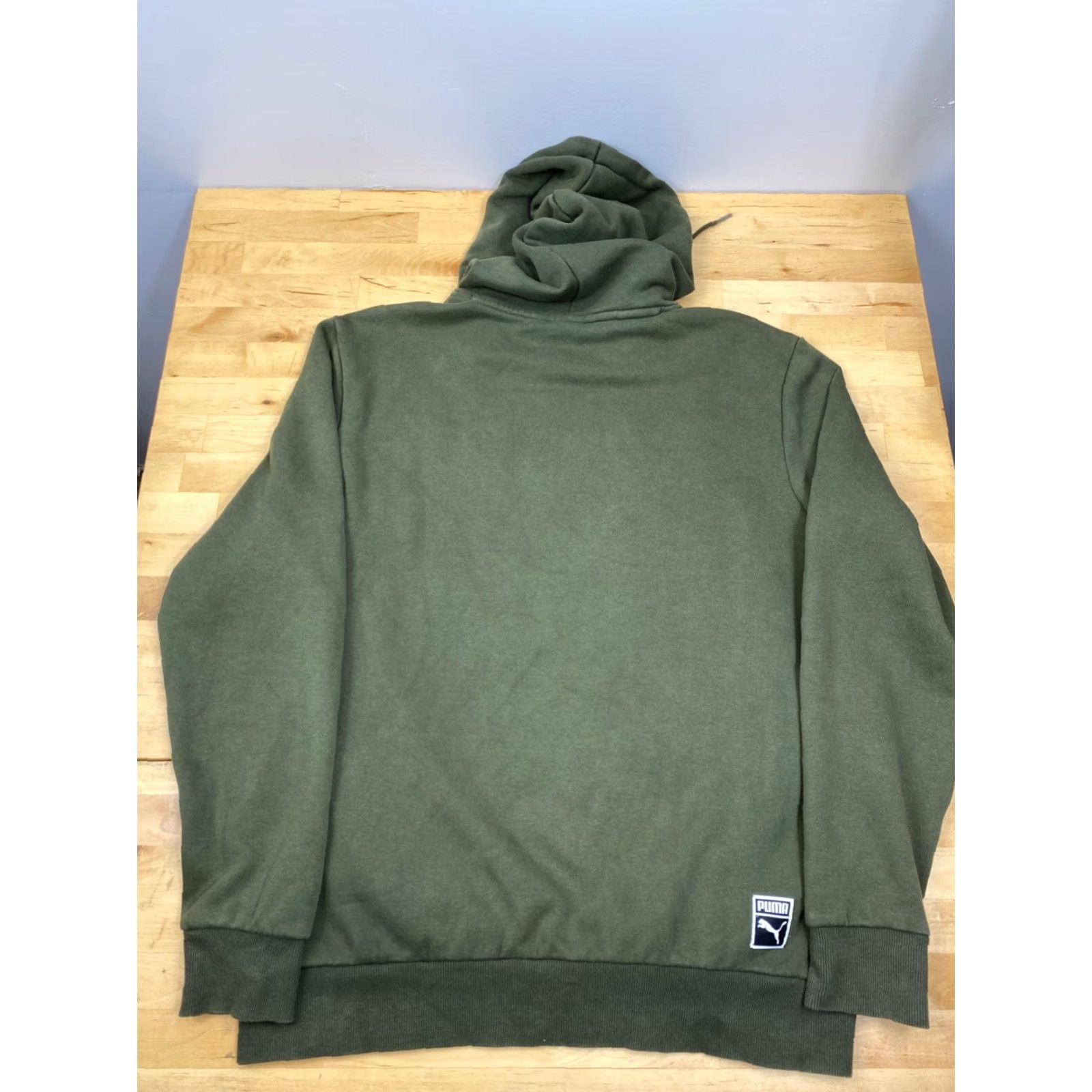 Puma Puma Green Hoodie L Men Regular Pullover Drawstring Big Logo Activewear Casual Climactic 4800 Size US L / EU 52-54 / 3 - 6 Thumbnail