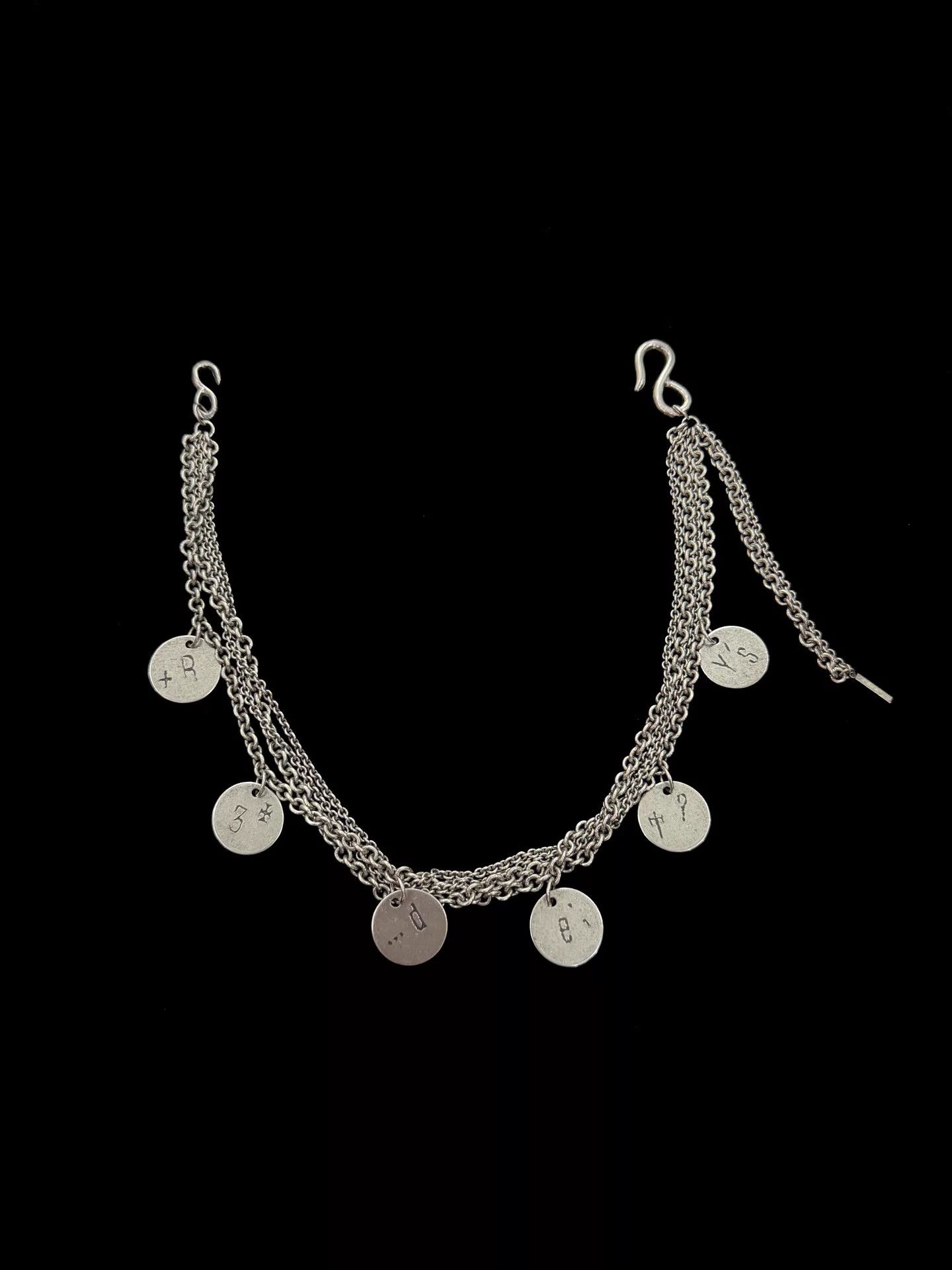 Y's Y's Red Label Multi-chain Silver Metal Necklace/Bracelet Size ONE SIZE - 2 Thumbnail