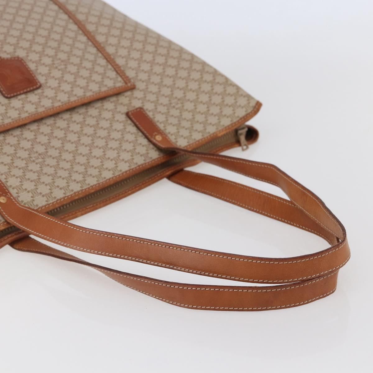 Celine CELINE Macadam Canvas Tote Bag Pvc Beige Gold Size ONE SIZE - 7 Thumbnail