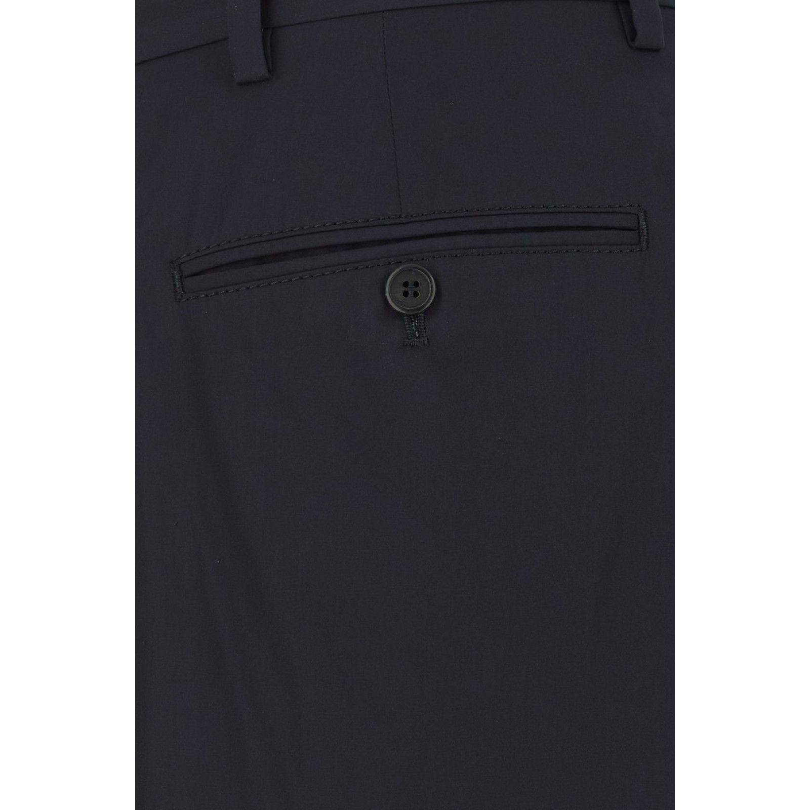 Prada PRADA Navy Blue Poplin Pants New & Authentic (Men's size:US Size US 34 / EU 50 - 3 Thumbnail