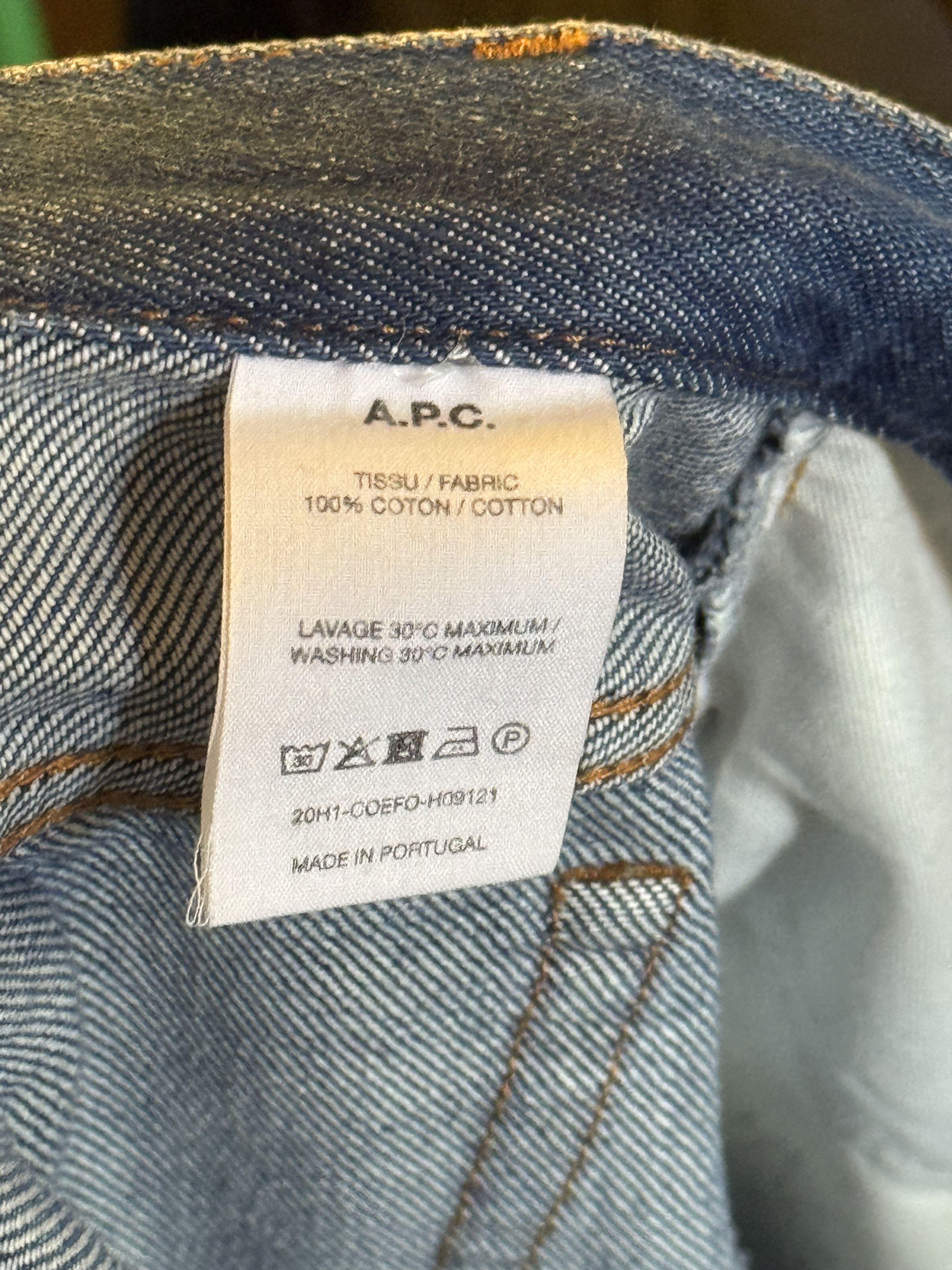 A.P.C. A.P.C. Martin Jeans Stonewashed Indigo Size US 28 / EU 44 - 5 Thumbnail