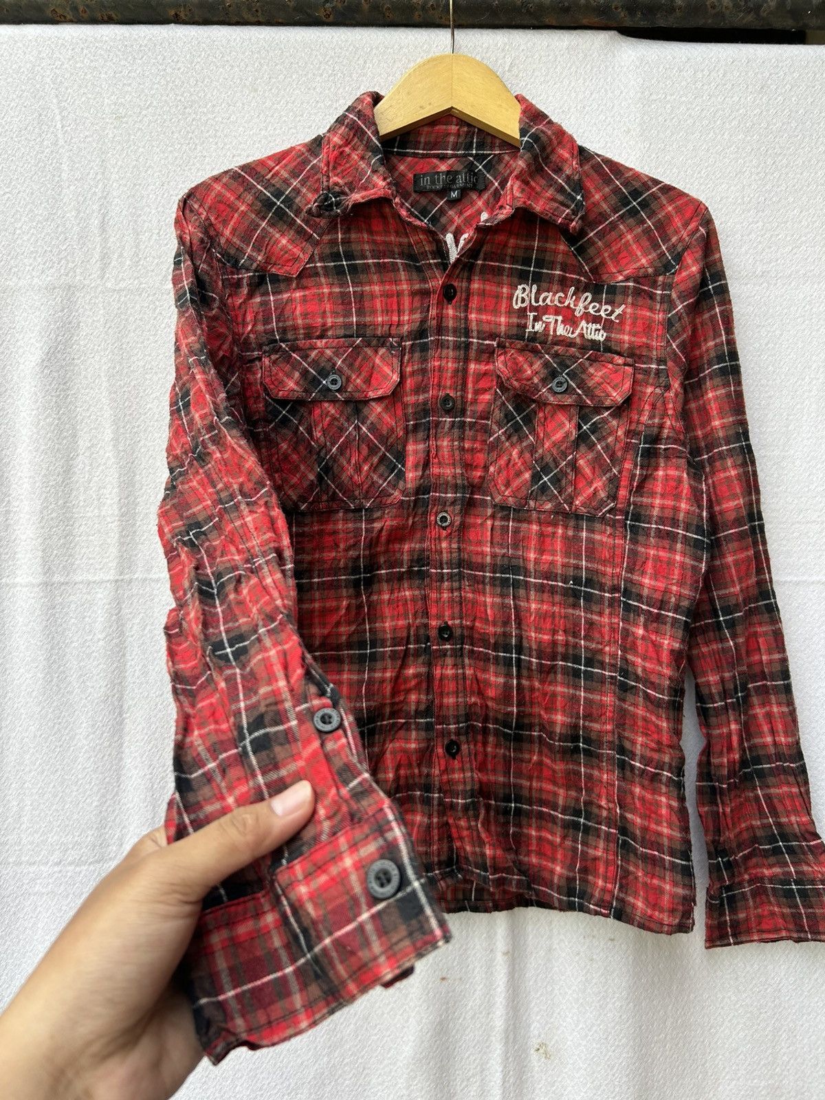 14th Addiction × If Six Was Nine × Japanese Brand IN THE ATTIC PLAID BUTTON UP SHIRT Size US M / EU 48-50 / 2 - 5 Thumbnail