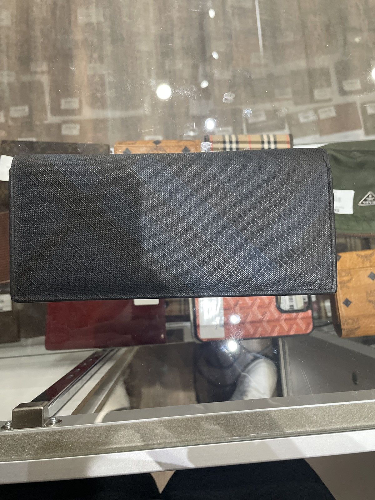 Burberry Burberry London Check Continental Wallet Navy Size ONE SIZE - 4 Thumbnail