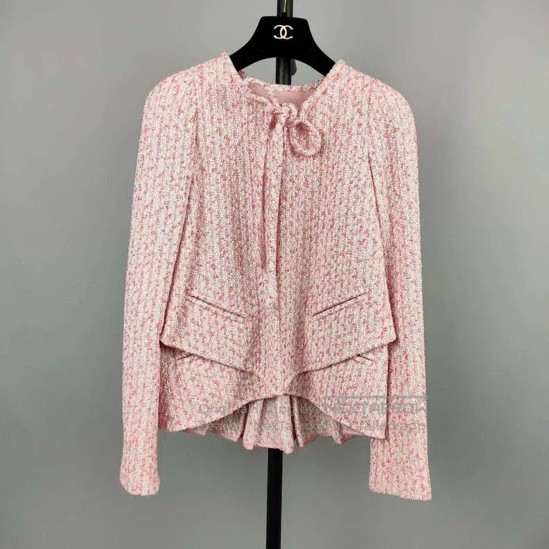 Chanel Chanel Soft tweed small fragrance style coat Size XXS / US 00 / IT 34 - 1 Thumbnail