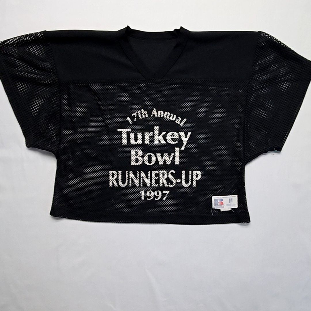Russell Athletic Vintage Turkey Bowl Mesh Jersey Black Russell Athletic M VTG Size US M / EU 48-50 / 2 - 1 Thumbnail
