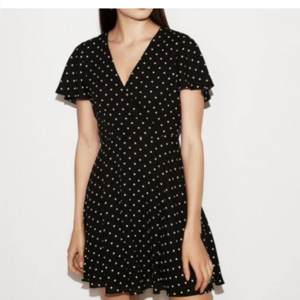 Express Express size 4, mini dress, black or white polkadots Size S / US 4 / IT 40 - 2 Thumbnail