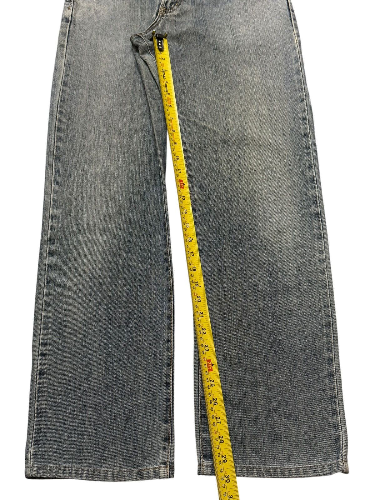 Edwin Vintage 90s Japan Edwin 404 Faded Wash Style Wide Leg Loose Size US 31 - 11 Thumbnail
