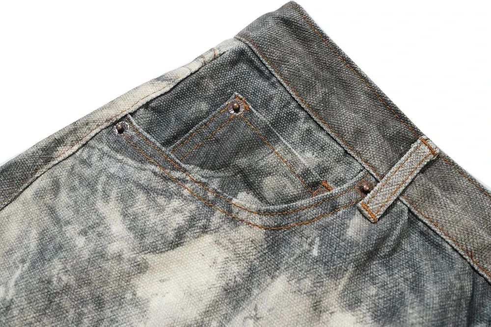 Jean × Vintage Baggy Jeans Distressed Opium Denim Wash Faded Size US 32 / EU 48 - 6 Thumbnail