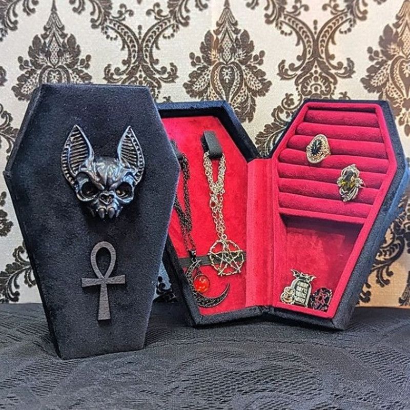 Other Vampire Bat Coffin Jewelry Box Size ONE SIZE - 1 Thumbnail