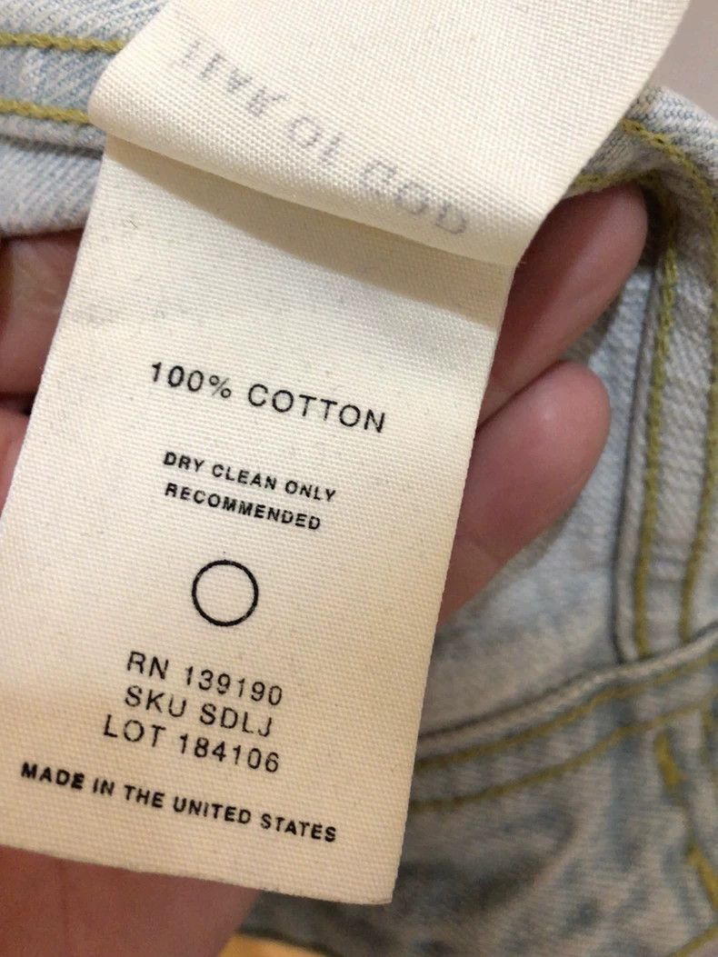 Fear of God Fear of God Washed denim jacket Size US S / EU 44-46 / 1 - 5 Thumbnail