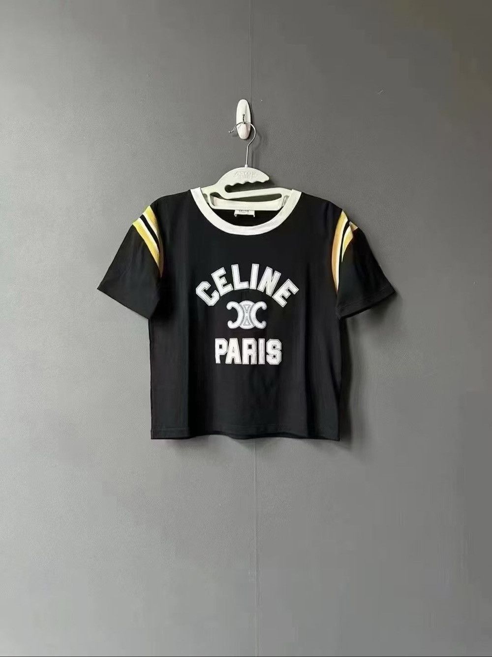 Celine Celine Paris Logo Crop T-Shirt Size S Size S / US 4 / IT 40 - 1 Thumbnail