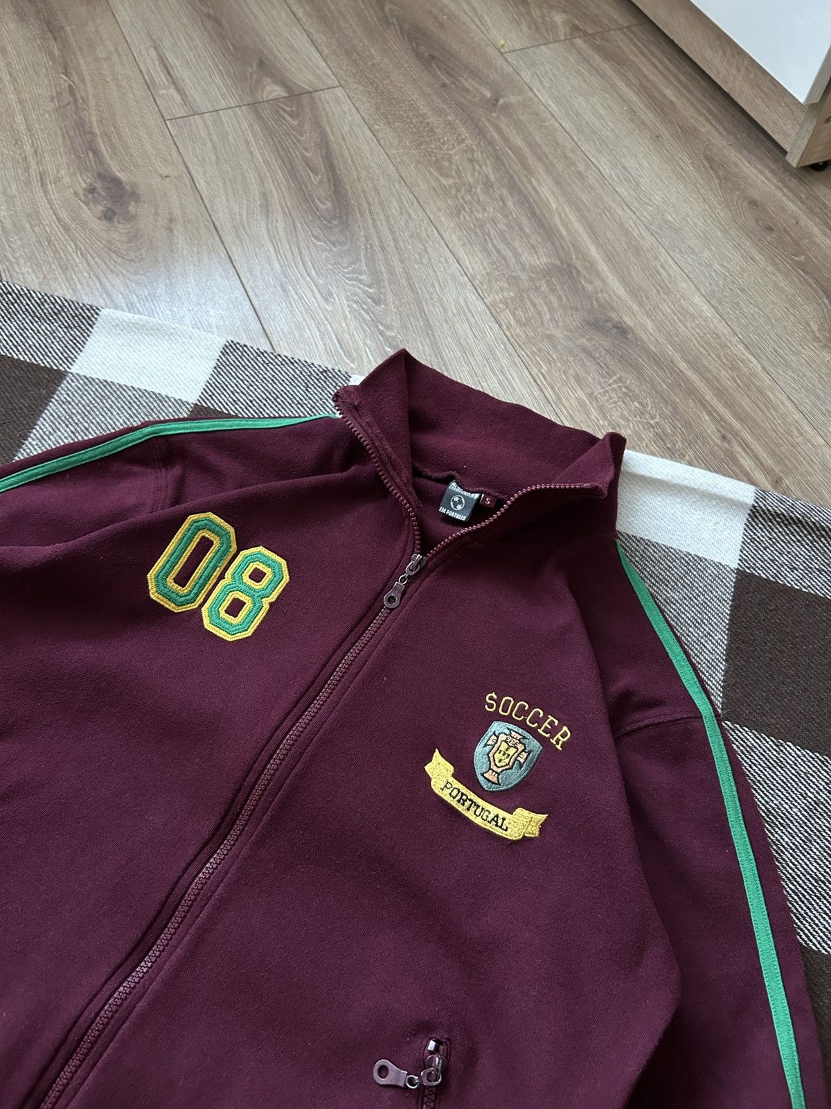 Vintage Vintage Soccer Portugal 🇵🇹zip-sweatshirts mens football Size US S / EU 44-46 / 1 - 3 Thumbnail