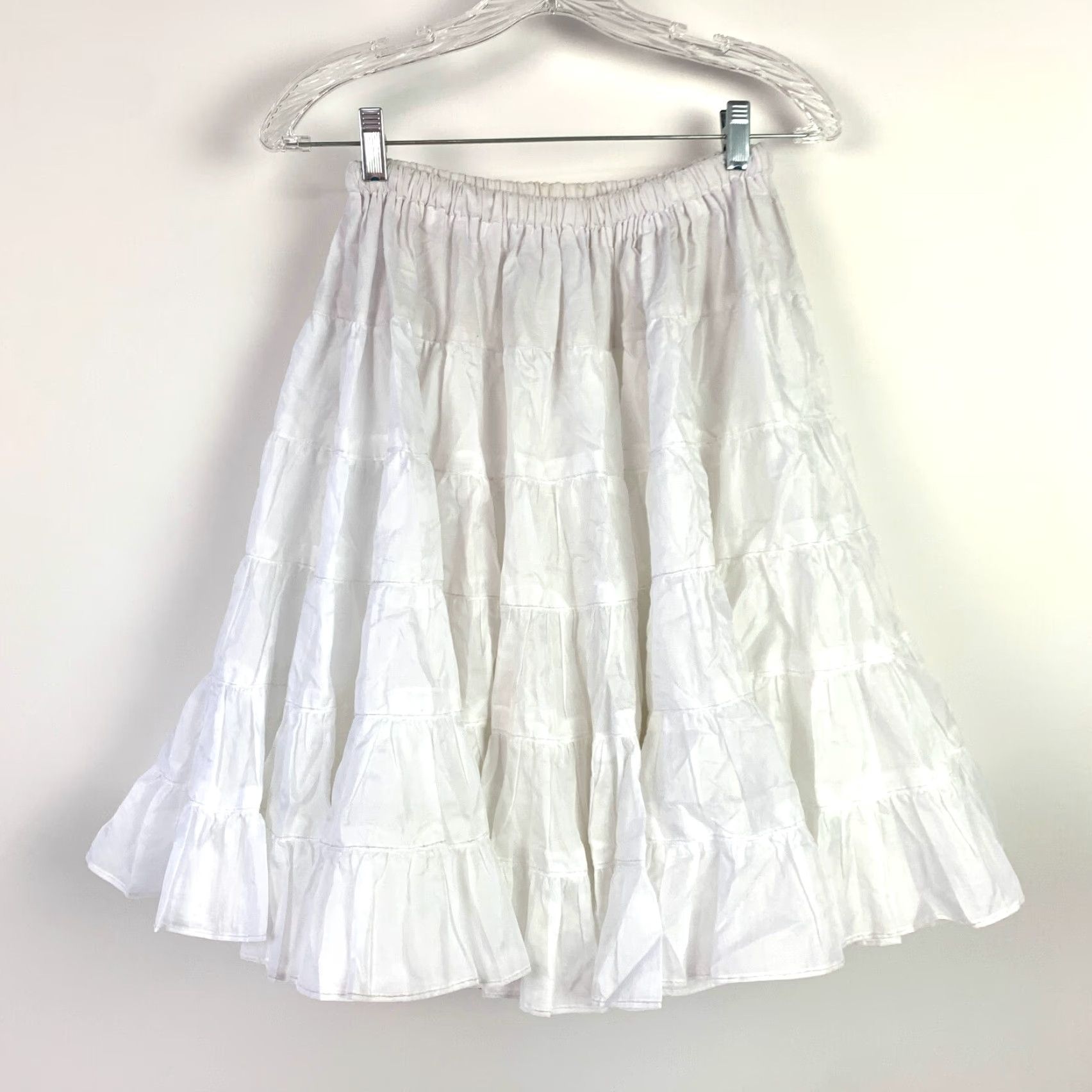Vintage VINTAGE Malco Modes Pettipants Small White Cotton Blend 1980s Prairie Ethnic/Peasant Look Womens Mens Girls Size 28" / US 6 / IT 42 - 5 Thumbnail