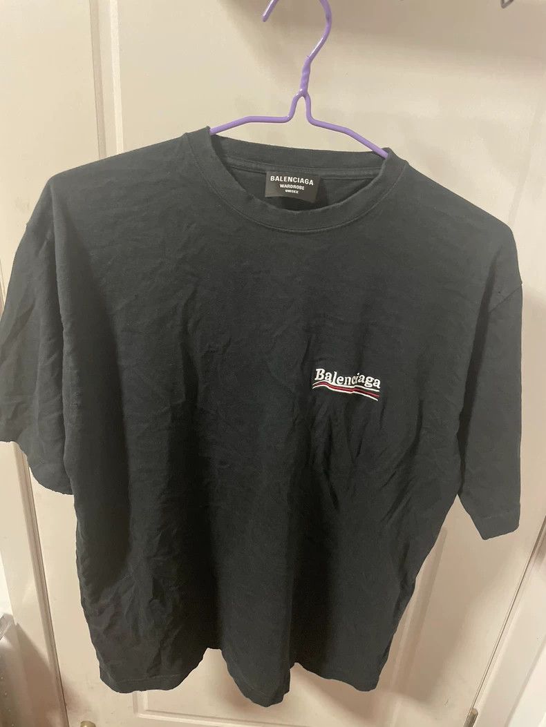 Balenciaga Balenciaga Black Wave Cola Print Tee - dmc Size US XS / EU 42 / 0 - 1 Thumbnail
