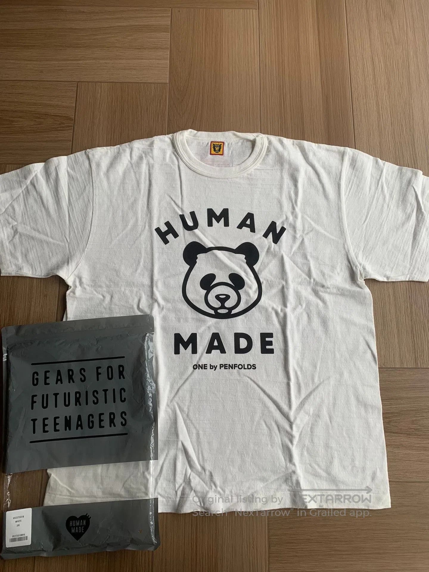Human Made HUMAN MADE Love Panda Slub Cotton T. Size US XXL / EU 58 / 5 - 1 Thumbnail
