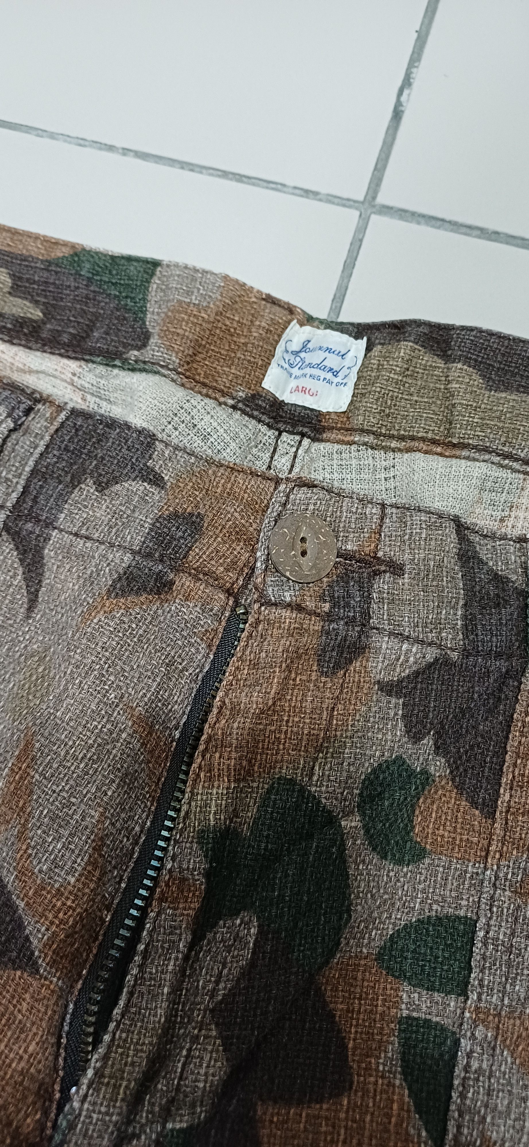 Big John VINTAGE 80'S JOURNAL STANDARD WORKERN FLORALPANT ZIP Size US 32 / EU 48 - 3 Thumbnail