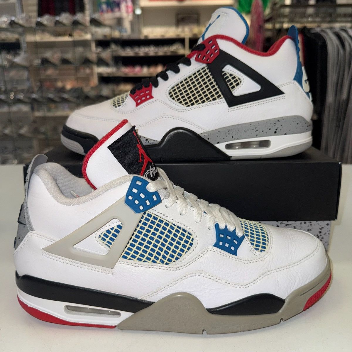 Jordan Brand Size 10.5 - Jordan 4 Retro SE Mid What The 4 CI1184-146 Size US 10.5 / EU 43-44 - 1 Thumbnail