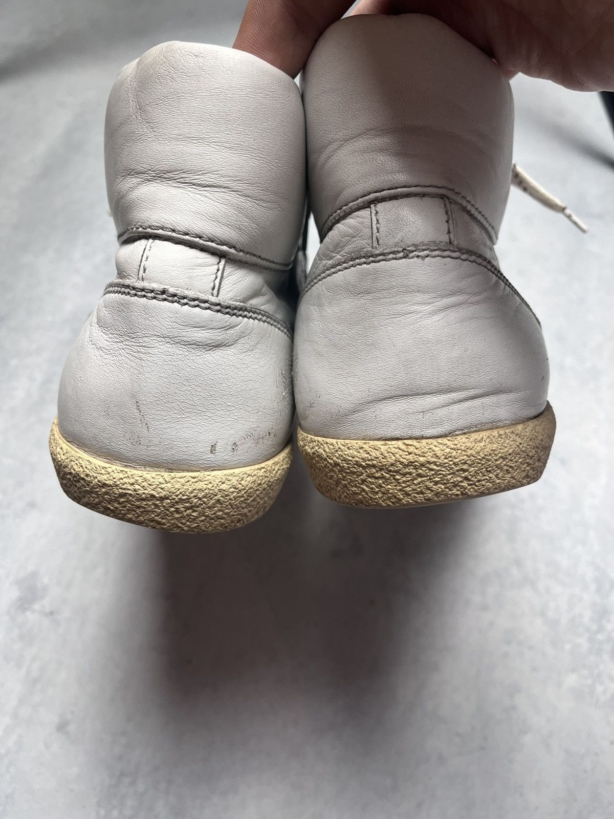 Moncler VERY RARE MONCLER HI LEATHER SNEAKERS Size US 9.5 / EU 42-43 - 10 Thumbnail