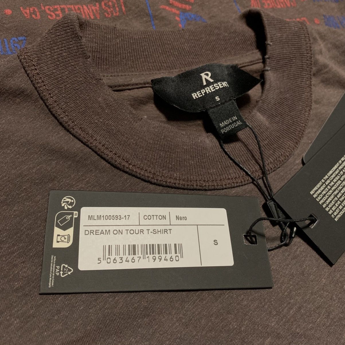 Represent Clo. Represent Small Dream On Tour Nero Brown Tee Size US S / EU 44-46 / 1 - 6 Thumbnail