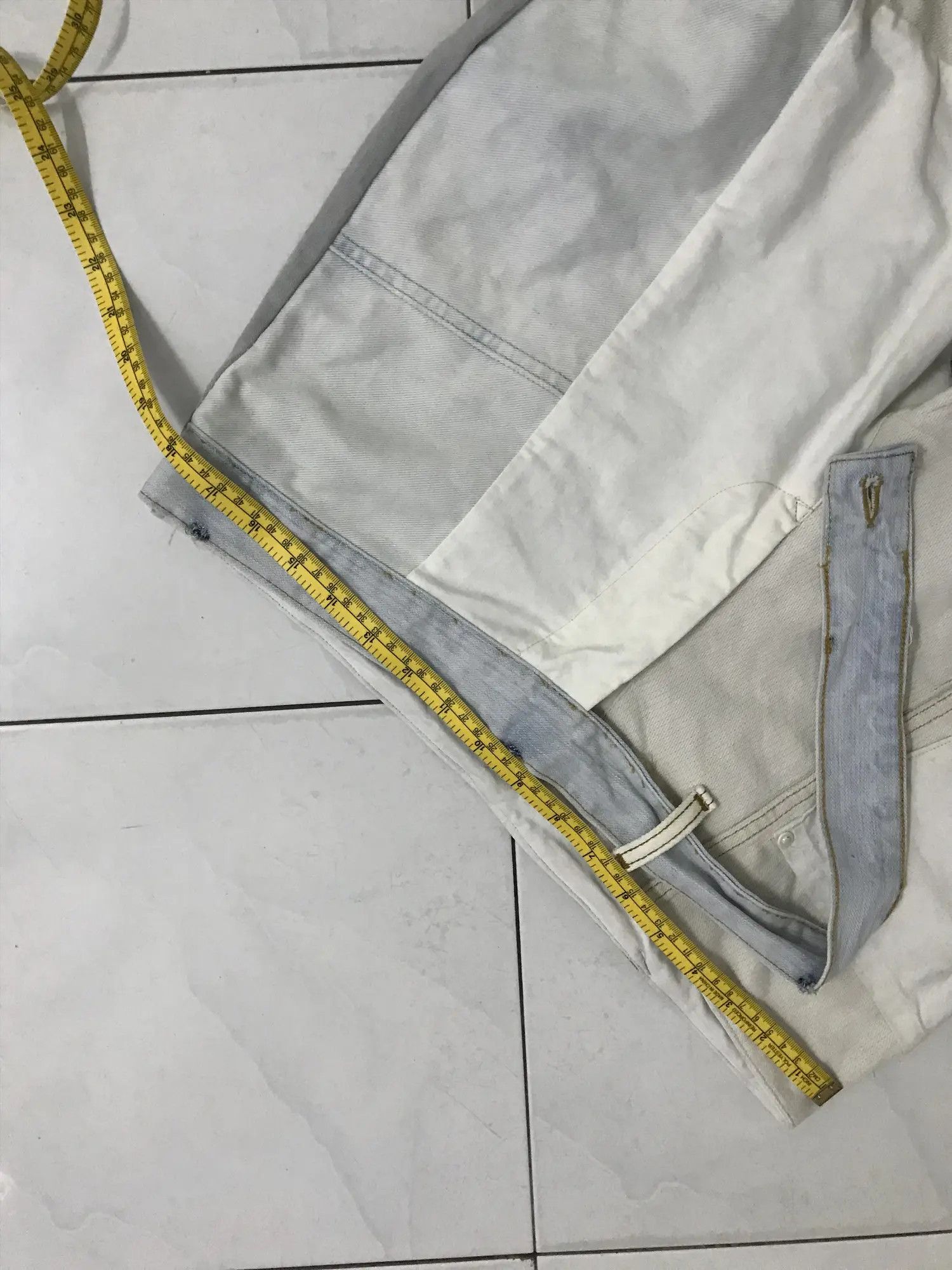 Vintage Berlin Industries Patchwork Asymmetrical denim Size US 36 / EU 52 - 7 Thumbnail