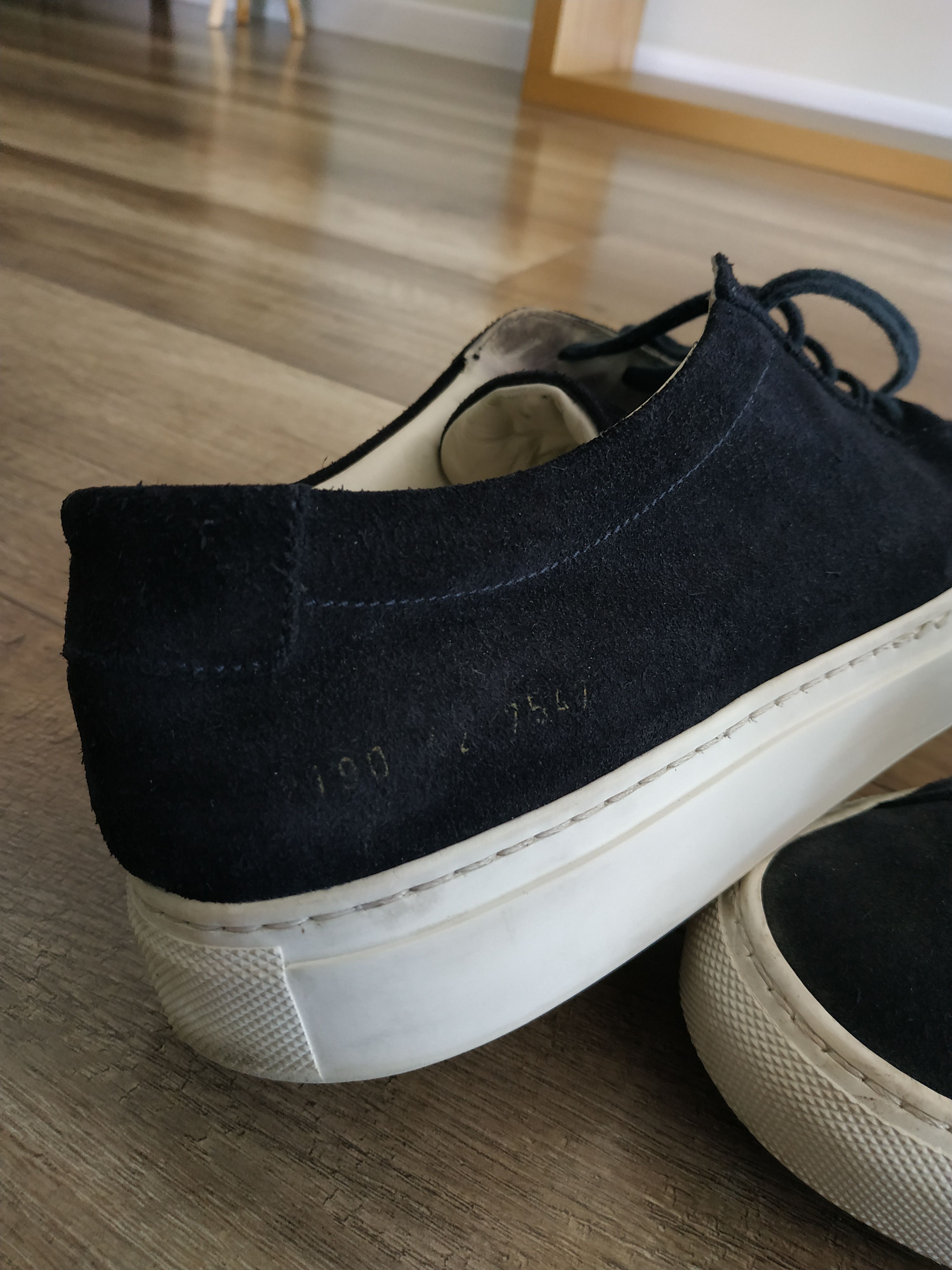 Common Projects COMMON PROJECTS Men’s Navy Suede Sneakers Shoes, EU 42/43 Size US 9.5 / EU 42-43 - 4 Thumbnail