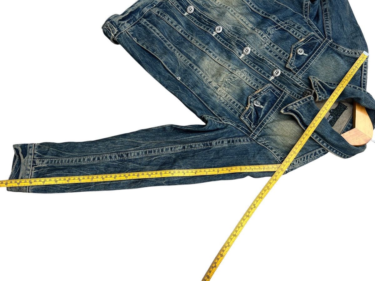 If Six Was Nine XFrm Japan Distressed Mudwash Denim Jacket Size S / US 4 / IT 40 - 13 Thumbnail