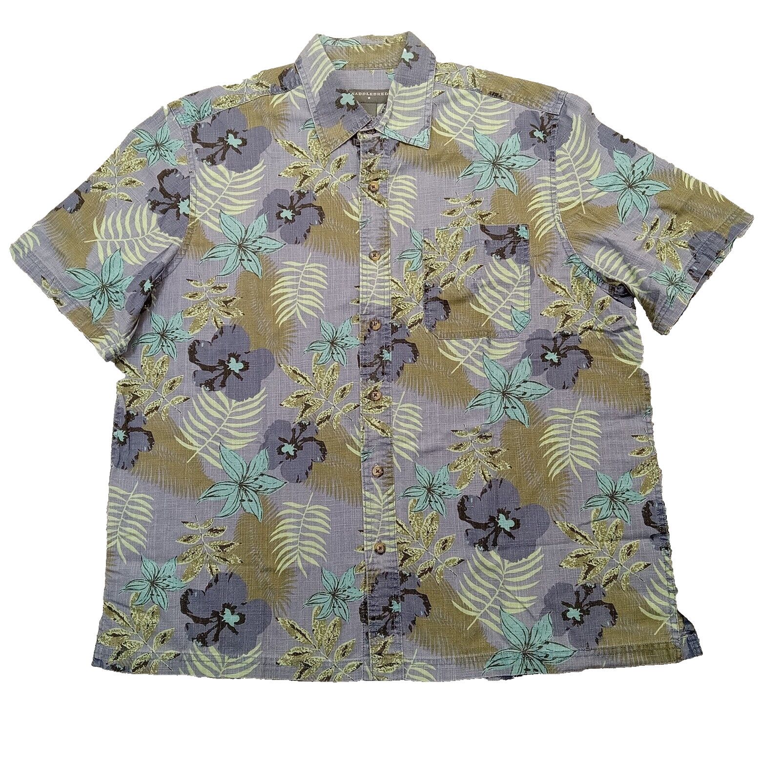 Saddlebred Saddlebred Hawaiian Shirt XL Men's Aloha Beachwear Floral Size US XL / EU 56 / 4 - 1 Thumbnail