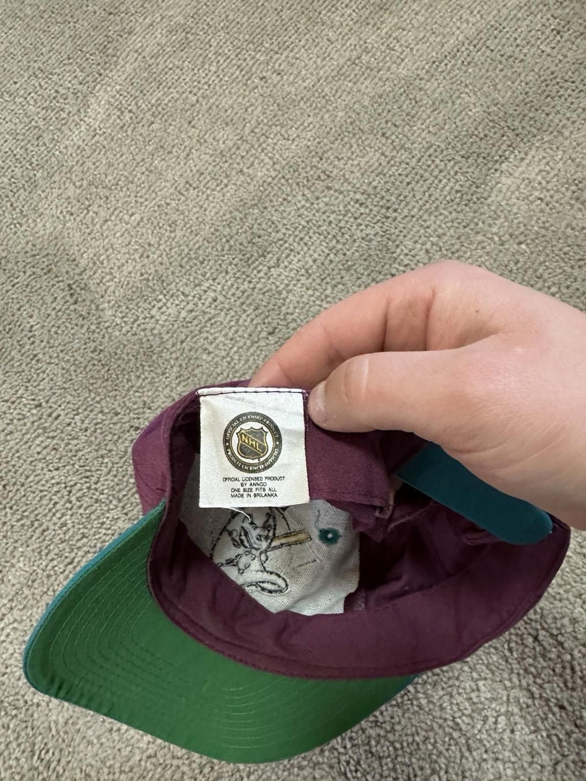 Other Vintage Anaheim Mighty Ducks Logo 7 Snapback Rare Hockey Hat Size ONE SIZE - 6 Thumbnail