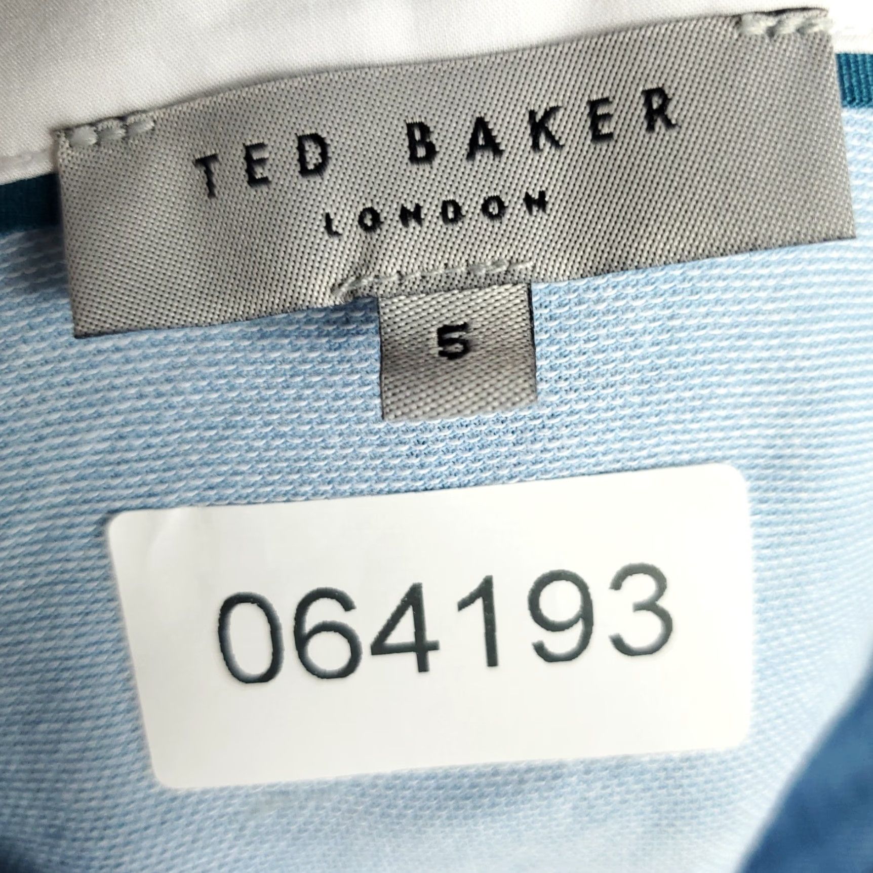 Ted Baker Ted Baker Polo Shirt Mens Size 5 Blue Short Sleeve Casual Activewear Size US S / EU 44-46 / 1 - 7 Thumbnail