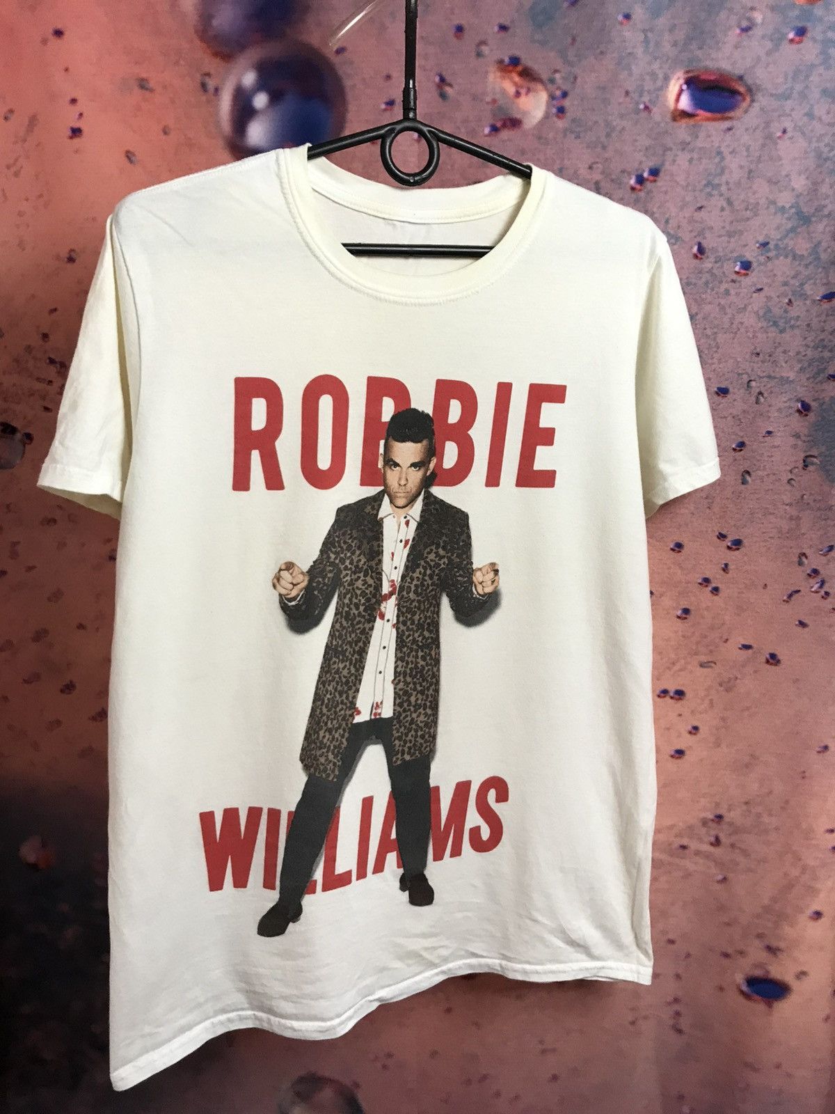 Band Tees × Vintage Robbie Williams band streetwear tee Size US M / EU 48-50 / 2 - 2 Thumbnail