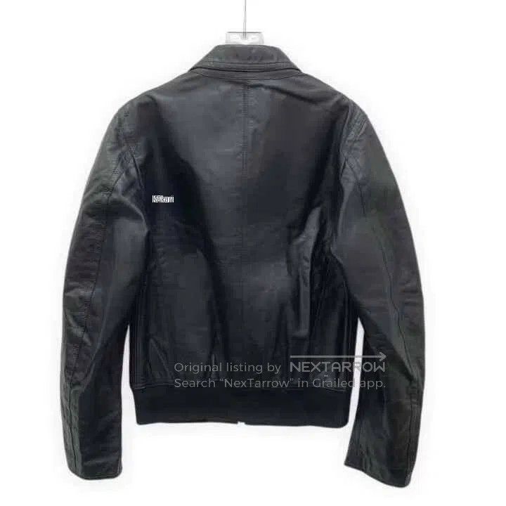 Dolce & Gabbana Dolce Gabbana Black Leather Zip Jacket. Size US L / EU 52-54 / 3 - 2 Thumbnail