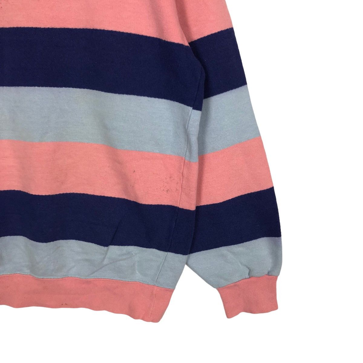 Japanese Brand VINTAGE STRIPED SWEATSHIRT OCEANIC BREEZE JAPAN ISSEY MIYAKE Size US M / EU 48-50 / 2 - 4 Thumbnail