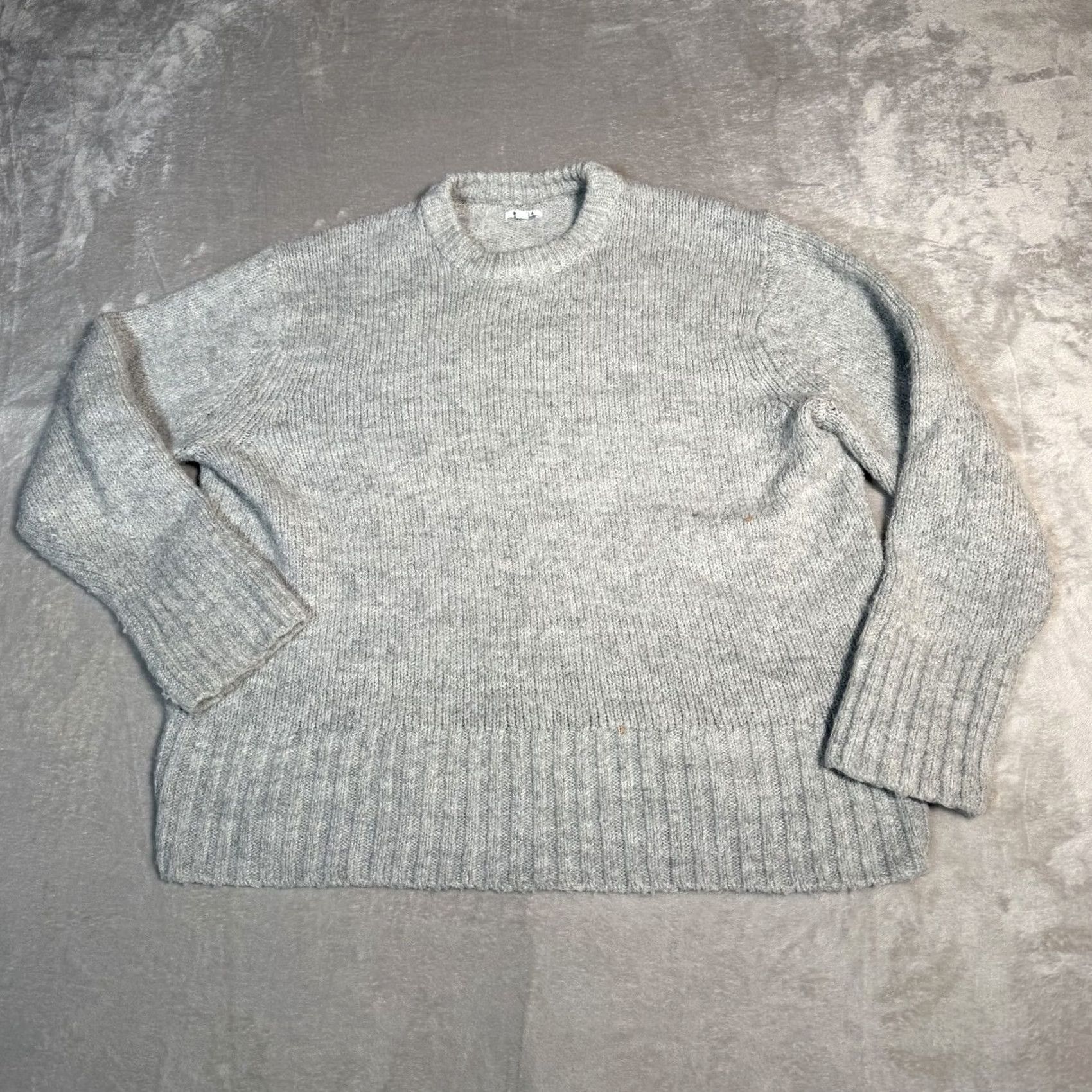 Pistola PISTOLA Sweater Womens Large Gray Knit Pullover Crew Neck Mock Neck Casual Fisherman L Size Women US Size L / US 10 / IT 46 - 2 Thumbnail