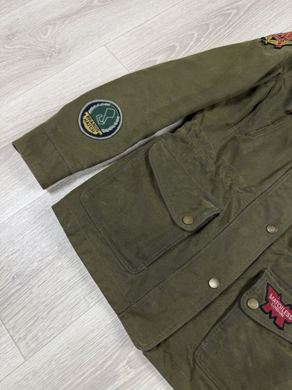 Matchless Matchless Miss Diana Military Green Jacket Size M / US 6-8 / IT 42-44 - 7 Thumbnail