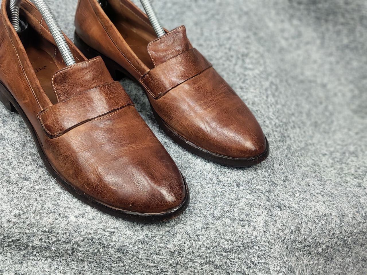 Other Gidigio Premium Design Classic brown Leather Loafers Shoes Size US 8.5 / IT 38.5 - 16 Thumbnail