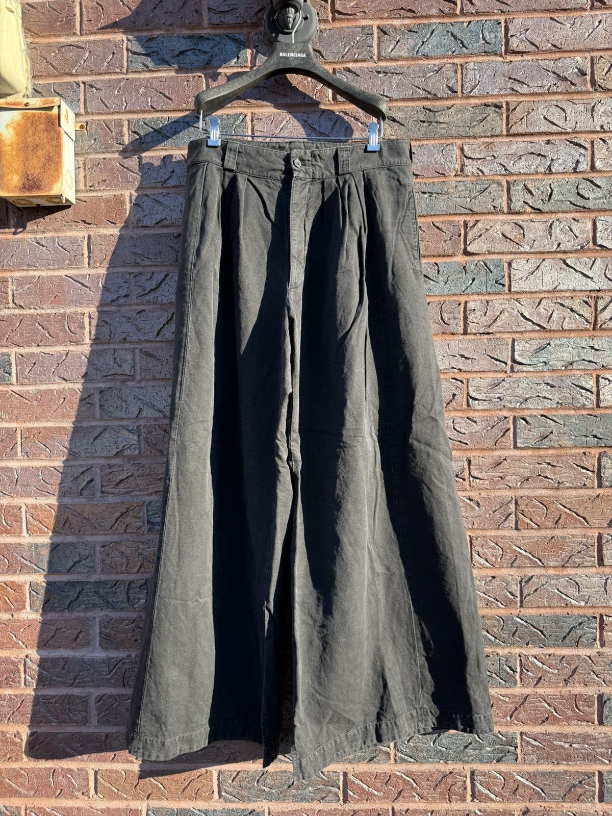 Maison Margiela Margiela Wide Leg Oversized Trousers Size US 34 / EU 50 - 1 Thumbnail