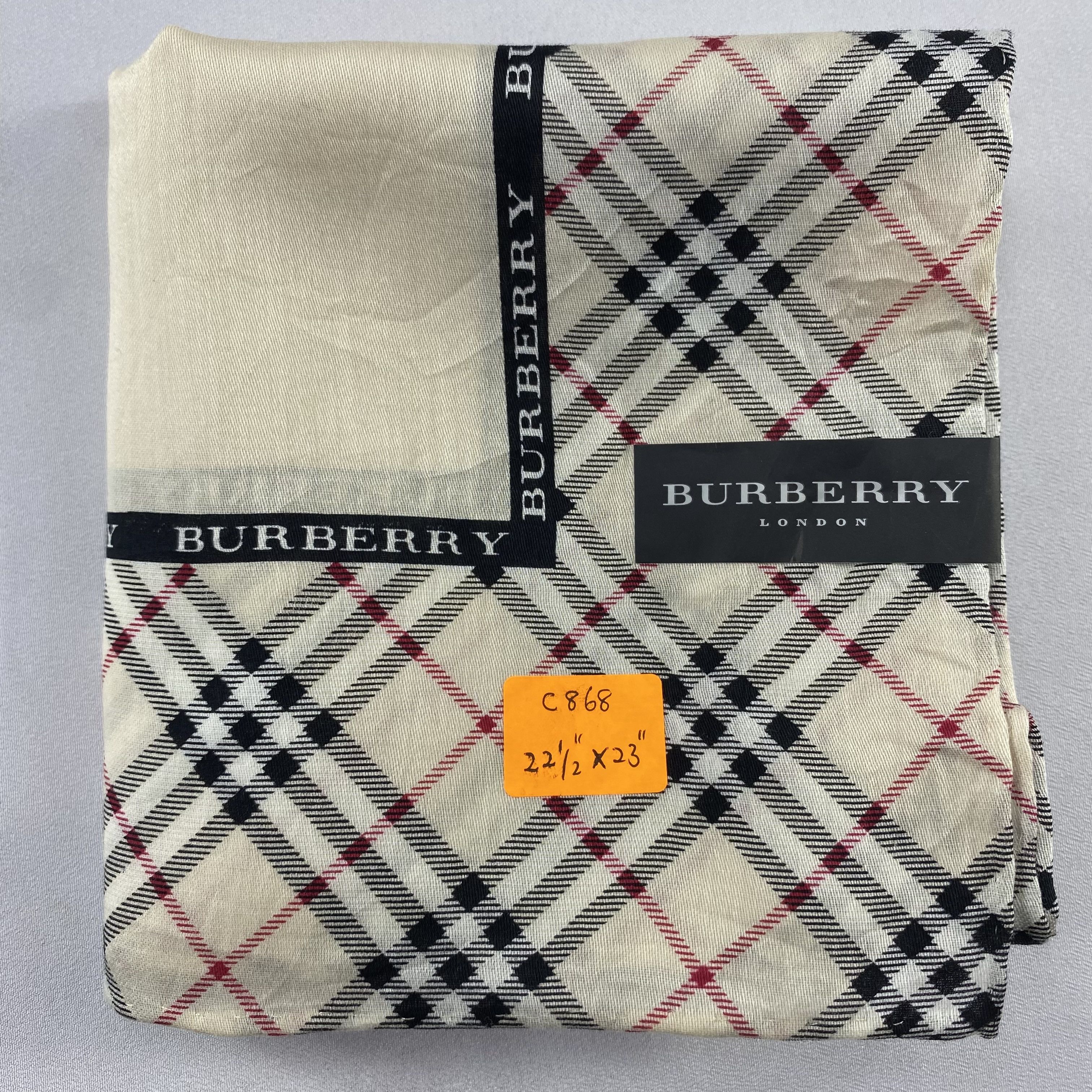 Burberry Burberry Handkerchief / Bandana / Neckerchief C868 Size ONE SIZE - 7 Thumbnail