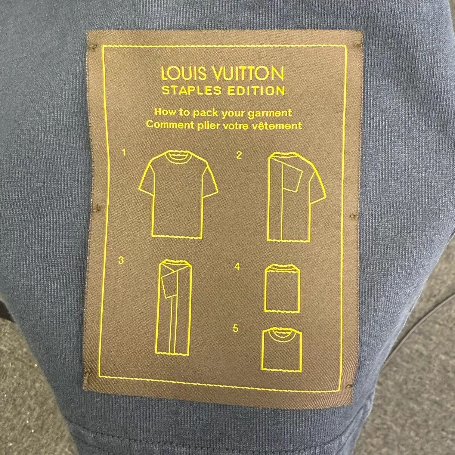 Louis Vuitton LV Inside Out Oversized Crewneck Short Sleeve Tee Navy L Size US L / EU 52-54 / 3 - 5 Thumbnail