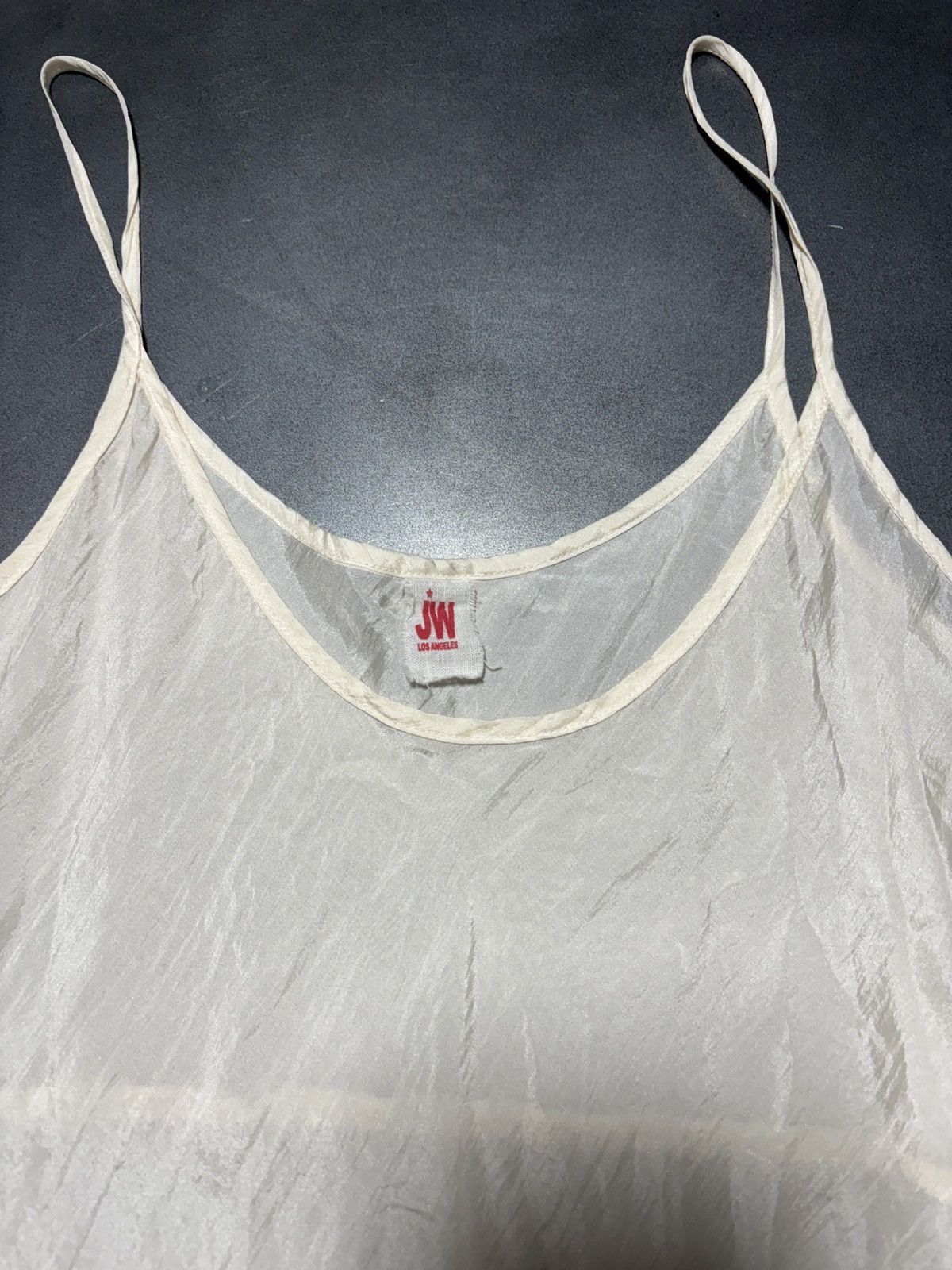 Johnny Was 90s Johnny Was Silk Camisole JW Los Vintage Sheer Slip Dress Size S / US 4 / IT 40 - 4 Thumbnail