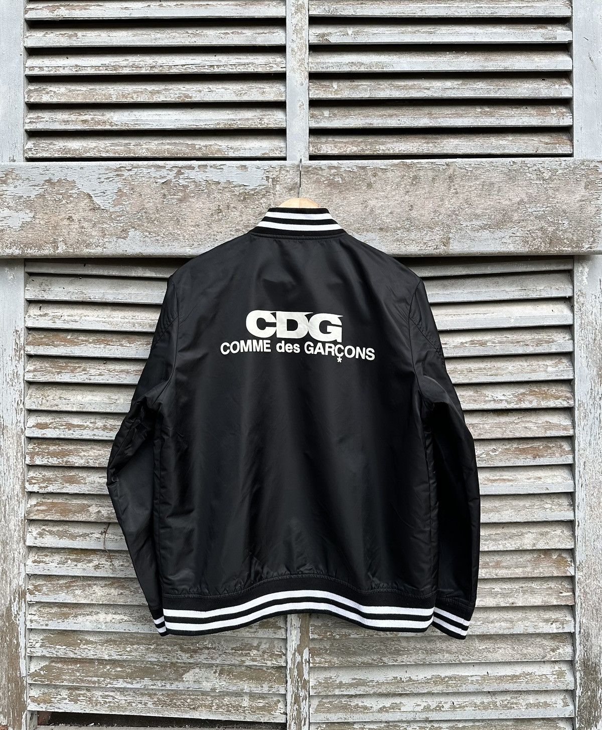 Comme des Garcons AD2018 Comme Des Garcons Big Logo Bomber Jacket Size US M / EU 48-50 / 2 - 3 Thumbnail