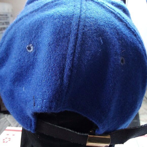 Vintage Vintage 90s Bula US Ski Team Wool Suede Brim Snap Back Hat Size ONE SIZE - 3 Thumbnail
