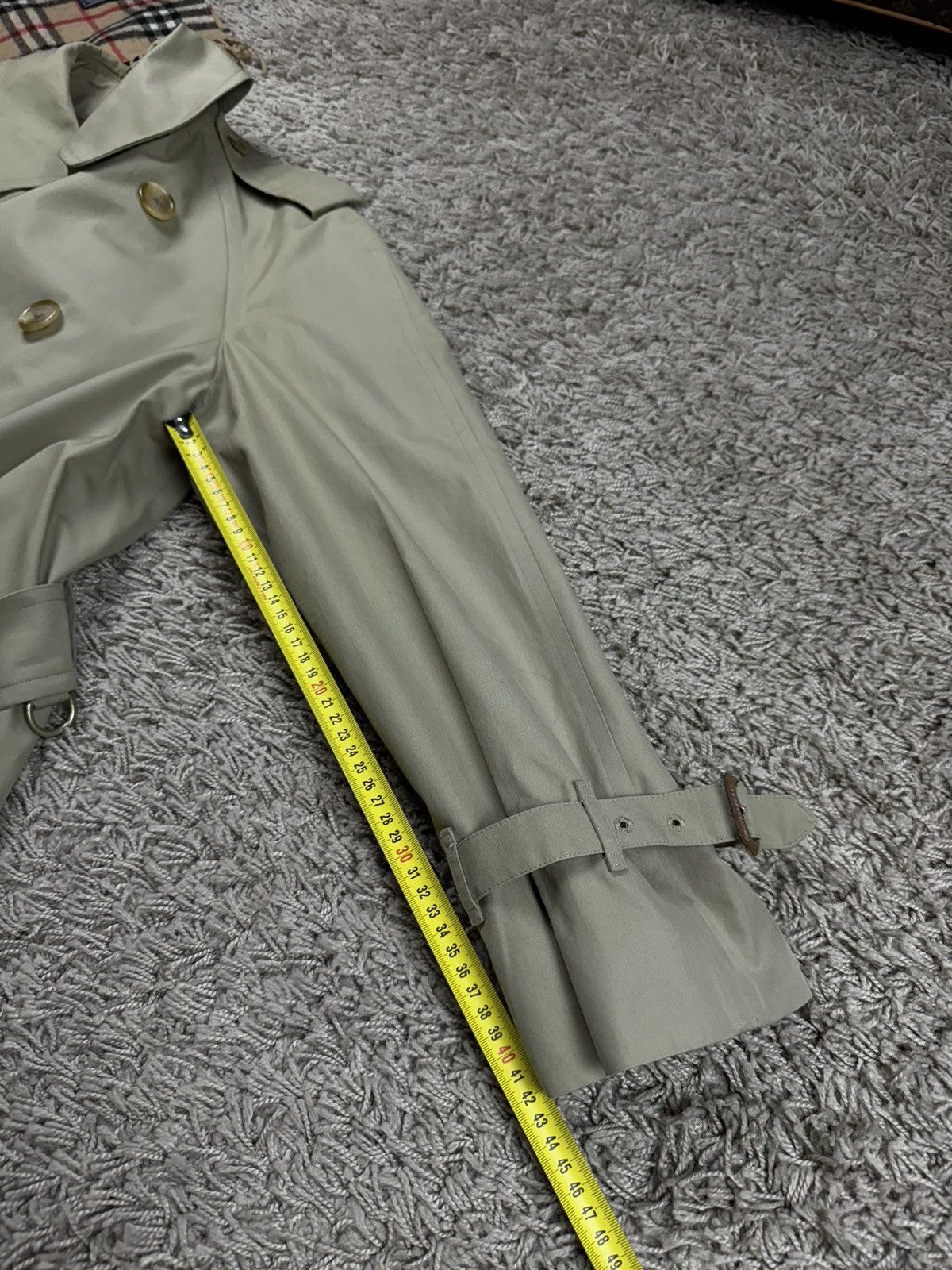 Burberry × Vintage Vintage trench coat Burberry original luxury streetwear item Size M / US 6-8 / IT 42-44 - 9 Thumbnail