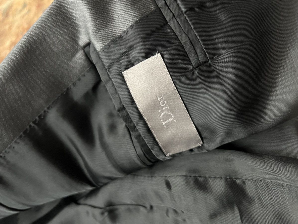 Dior Dior Homme SS04 Strip Waxed Blazer Size 46S - 5 Thumbnail