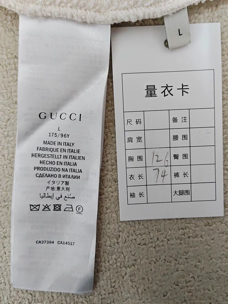 Gucci GucciLightning logo classic monogram print hooded sweatshir Size US L / EU 52-54 / 3 - 5 Thumbnail