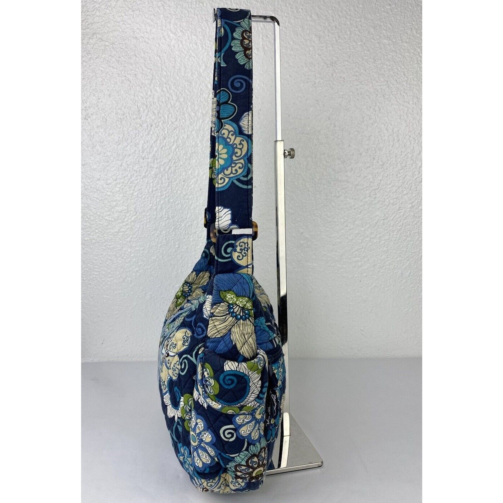 Vera Bradley Vera Bradley Mod Floral Blue Quilted Shoulder Bag Tote Purse Size ONE SIZE - 3 Thumbnail