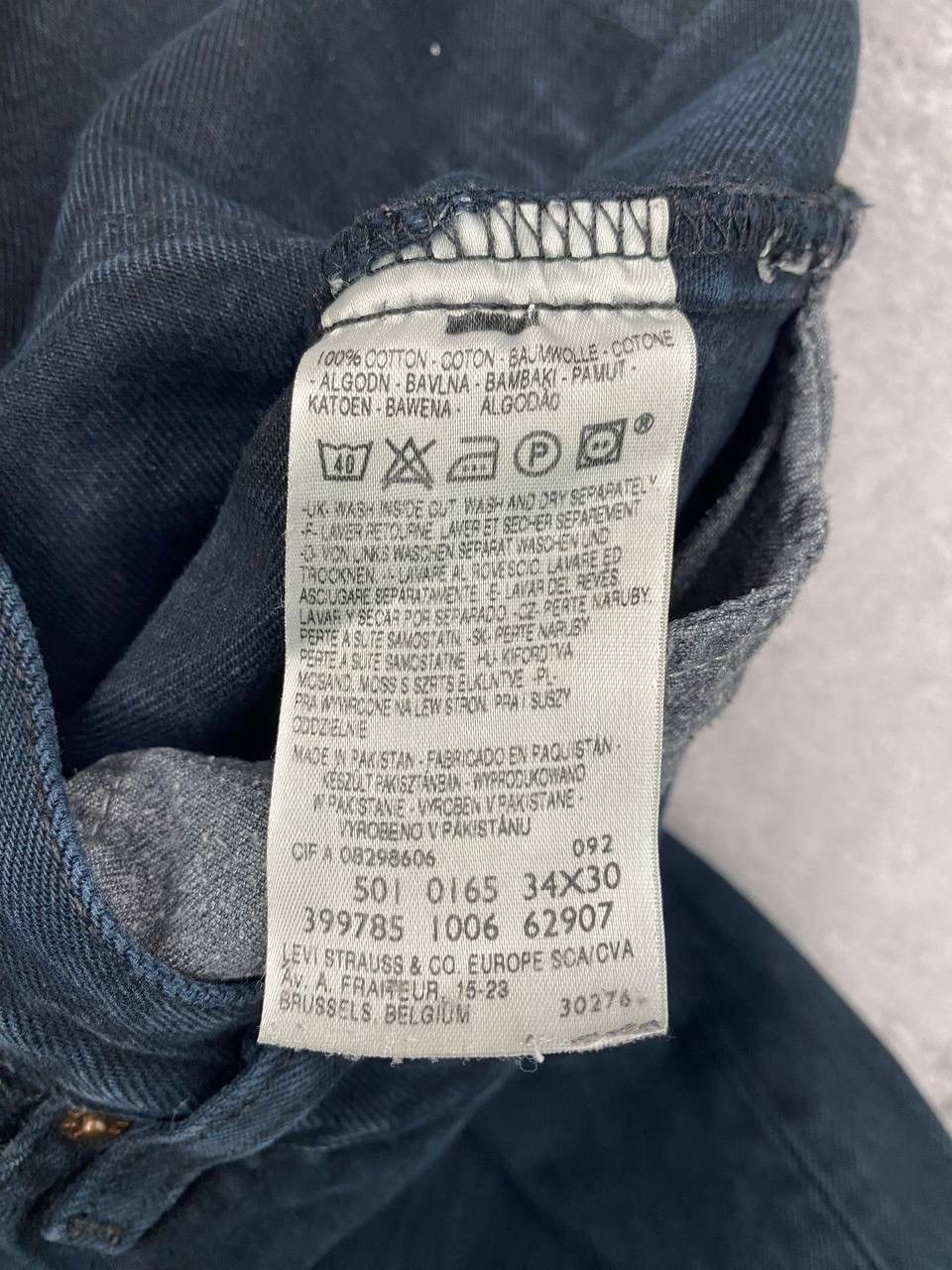 Levi's Levi's 501 Vintage Men Denim Jeans Black Straight Fit Size US 34 / EU 50 - 5 Thumbnail