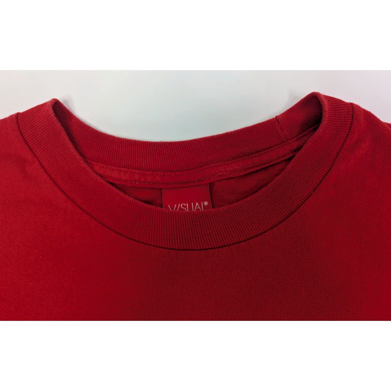 Vintage VISUAL Apparel T-Shirt Mens XL Red Cotton Logo Graphic Print Streetwear Sports Skate Urban Casual Short Sleeve Crew Neck 2020s Vintage No Size US XL / EU 56 / 4 - 6 Thumbnail