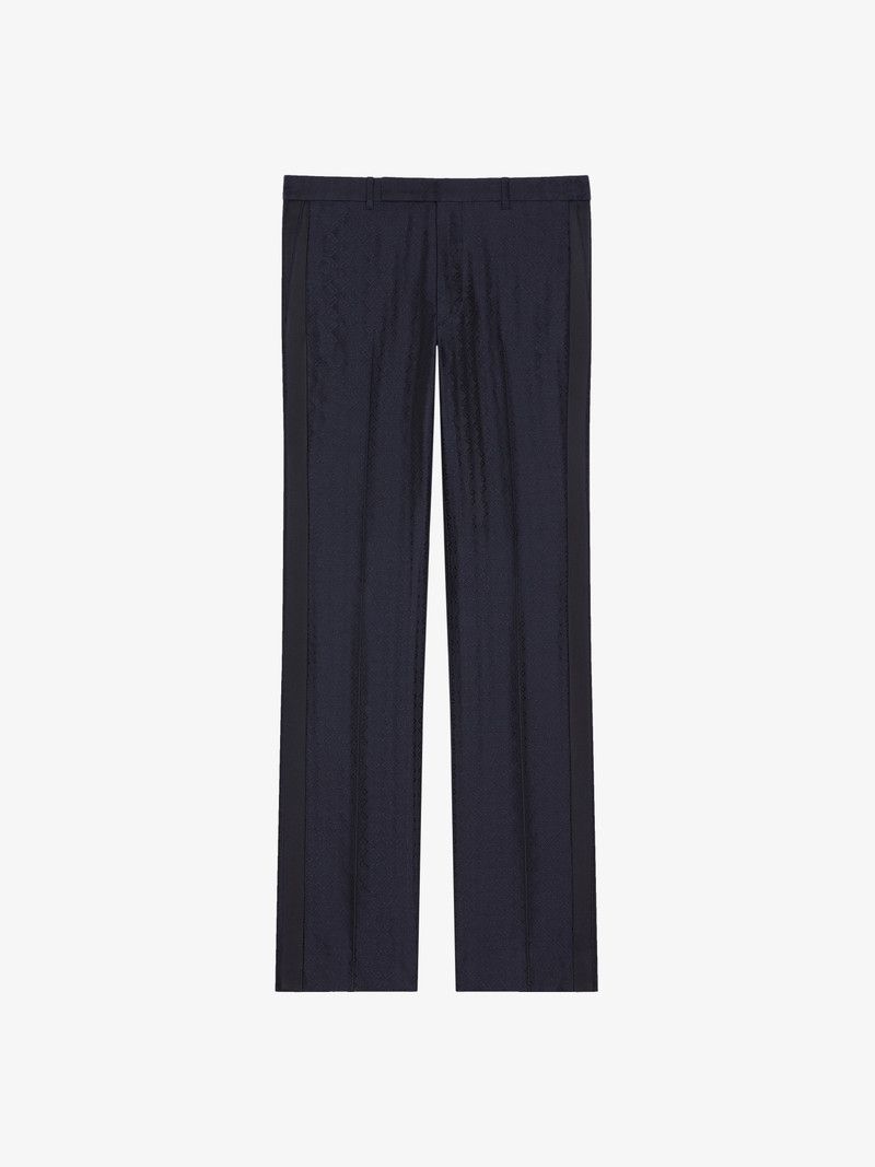 o1n1vont0326 Slim Fit Pants Monogram in Black
