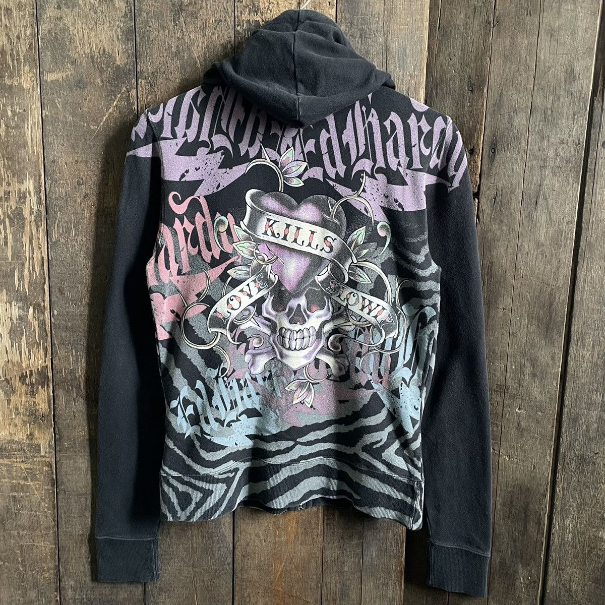 Christian Audigier Ed Hardy Hoodie Size US XS / EU 42 / 0 - 1 Thumbnail